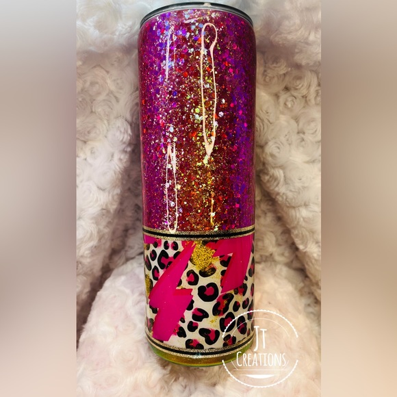 20oz stainless steel tumbler. Handmade. - Picture 2 of 4